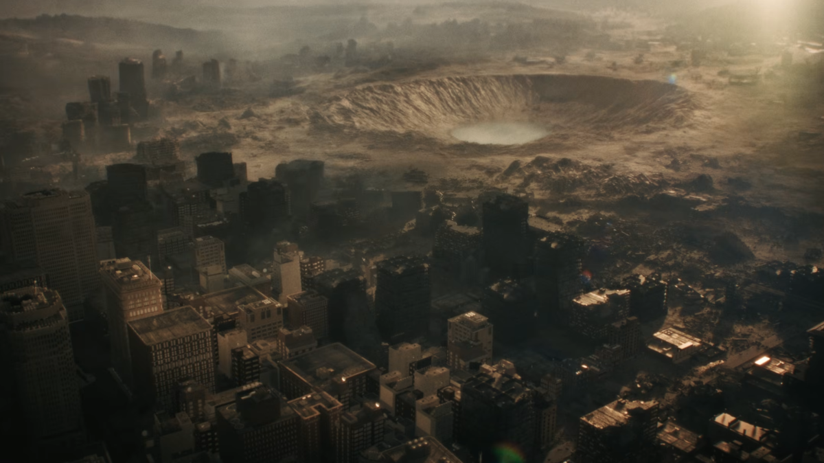 Penduduk Kejahatan Requiem Aksi Langsung Cuplikan Menyediakan A Segar Lihat pada Hancur rakun Kota